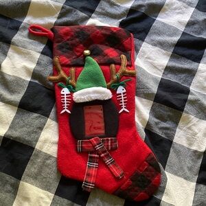 Festive Red Christmas Stocking for Pets